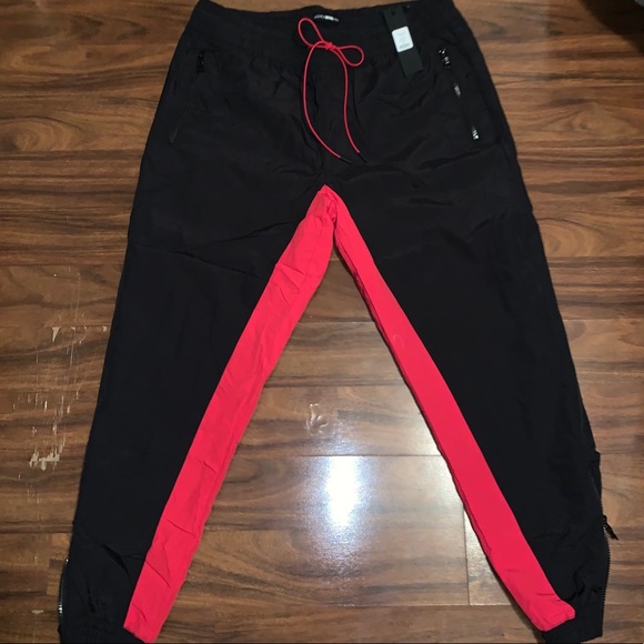 Red and Black Windbreaker Track Suit - Picture 4 of 6